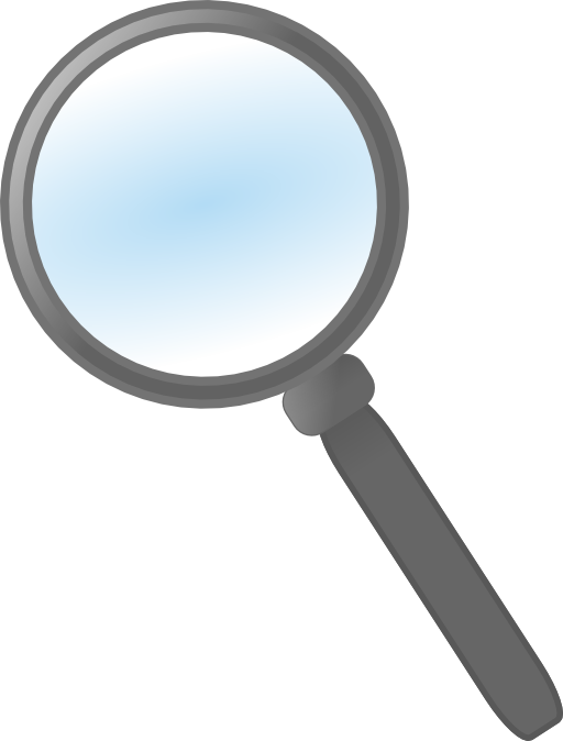 Magnifying glass clip art clipart
