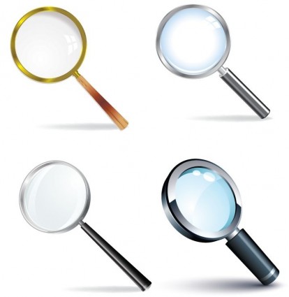 Magnifying glass clip art vector free vector download