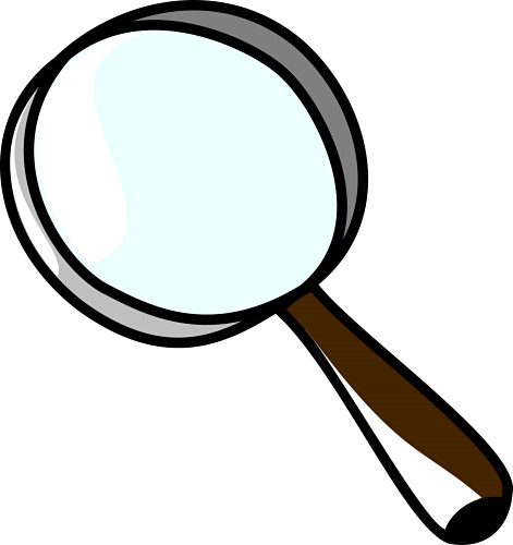 Magnifying glass clipart transparent background