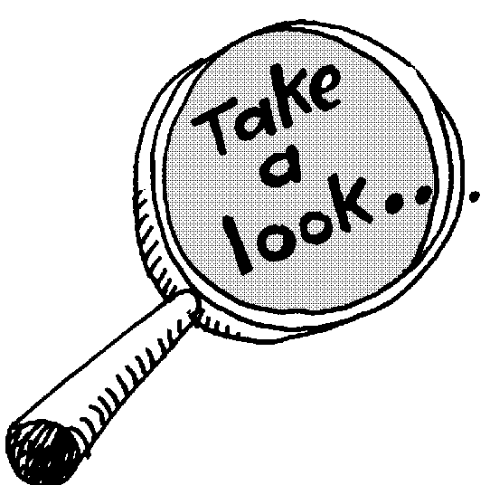 Magnifying glass science clipart free clipart images