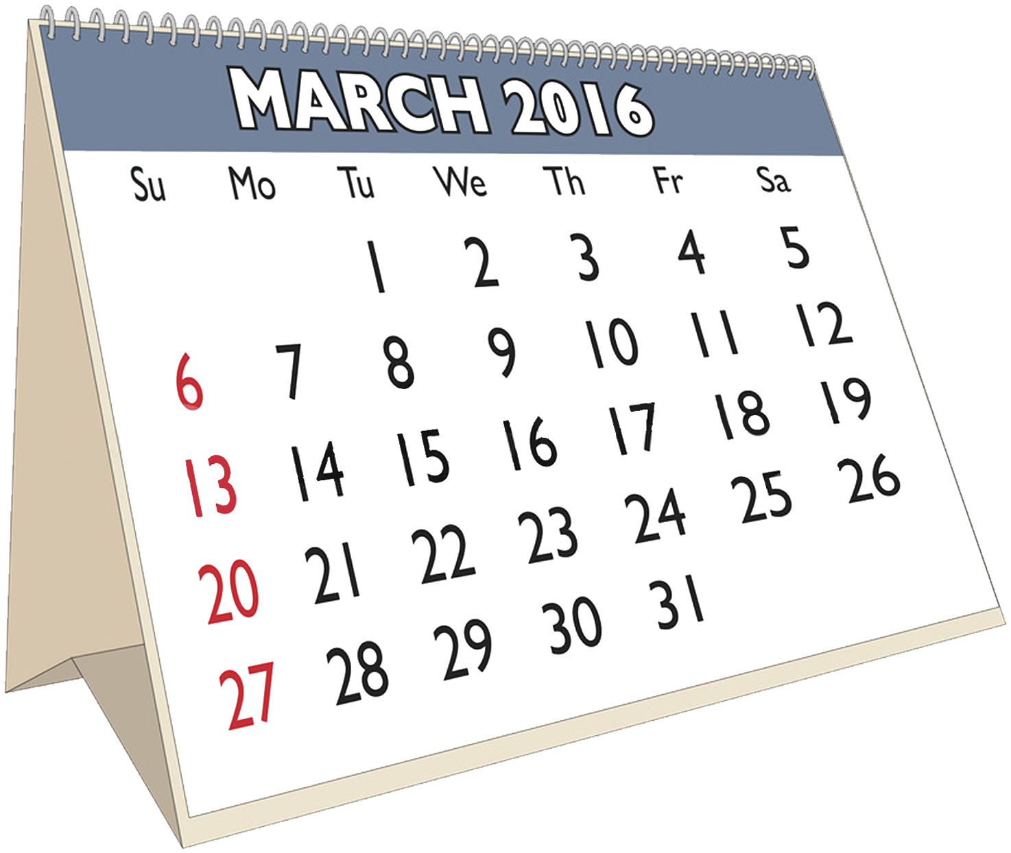 Match 6 table calendar clipart in by playfulhub