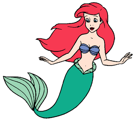 Mermaid clip art free vector image 9