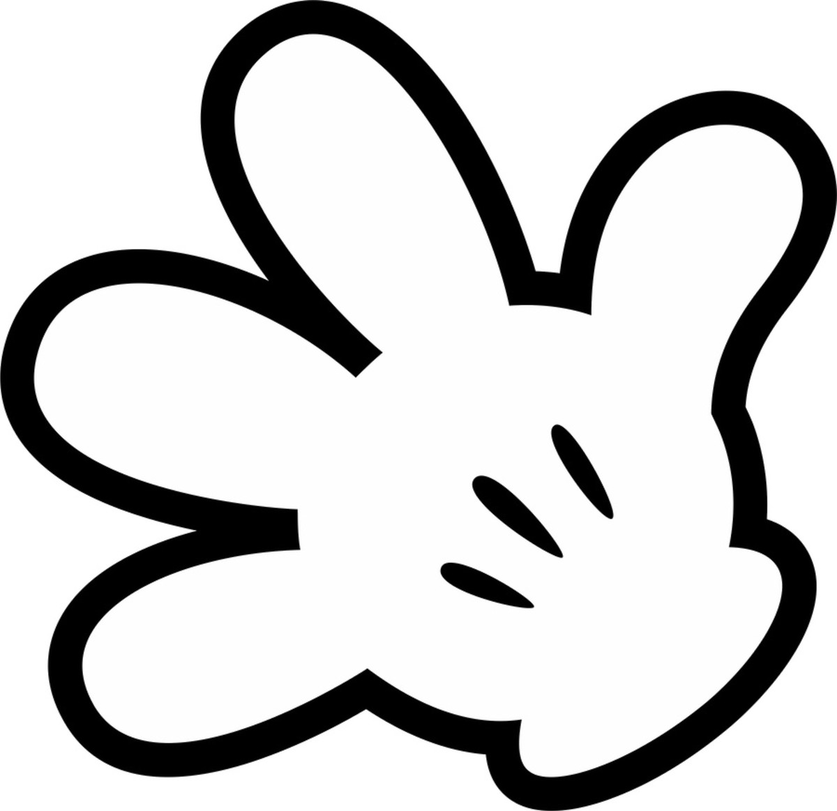 Mickey mouse hands clipart clipart kid 4