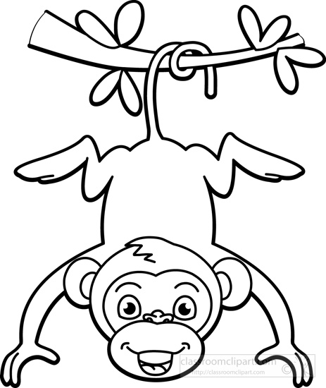 Monkey clip art 2