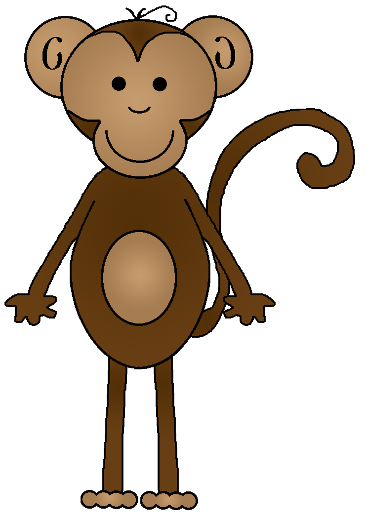 Monkey graphics clip art clipart
