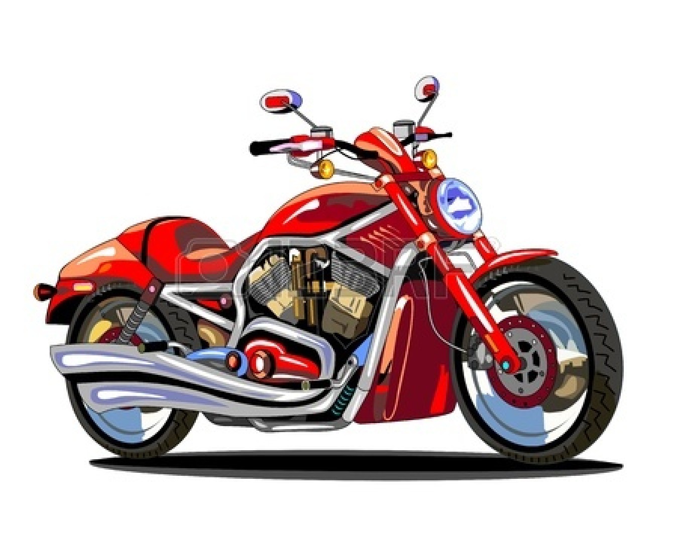 Motorcycle clip art vector motorcycle graphics clipartcow clipartix