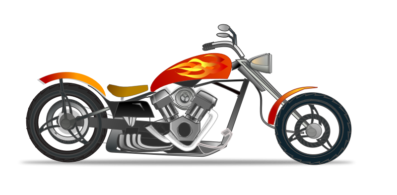 Motorcycle free to use clip art