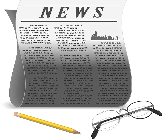 Newspaper free to use clip art 2