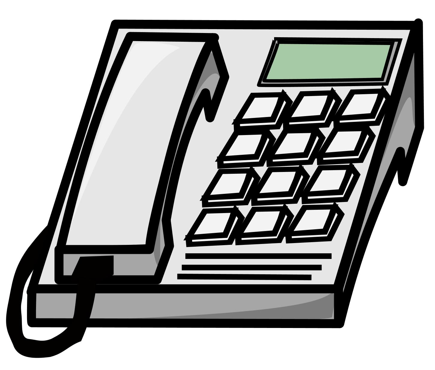 Office related phone clipart