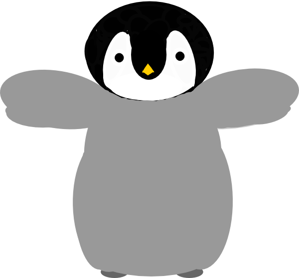 Penguin clip art free vector 4vector