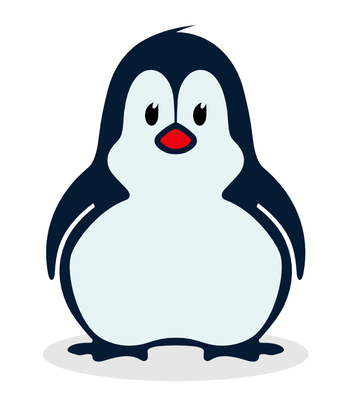 Penguin free to use clip art