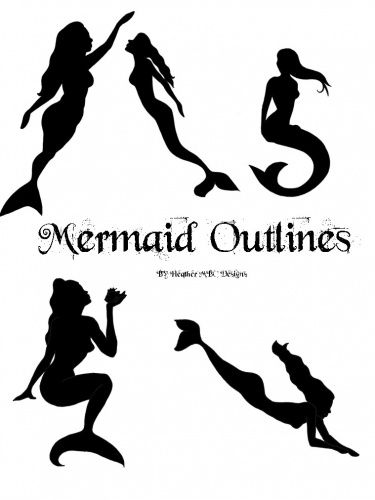 Pics for vintage mermaid clipart ingredients for handmade