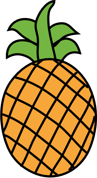 Pineapple free to use clipart 2