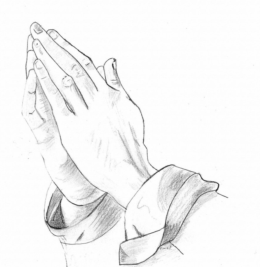 Praying hands clipart 7