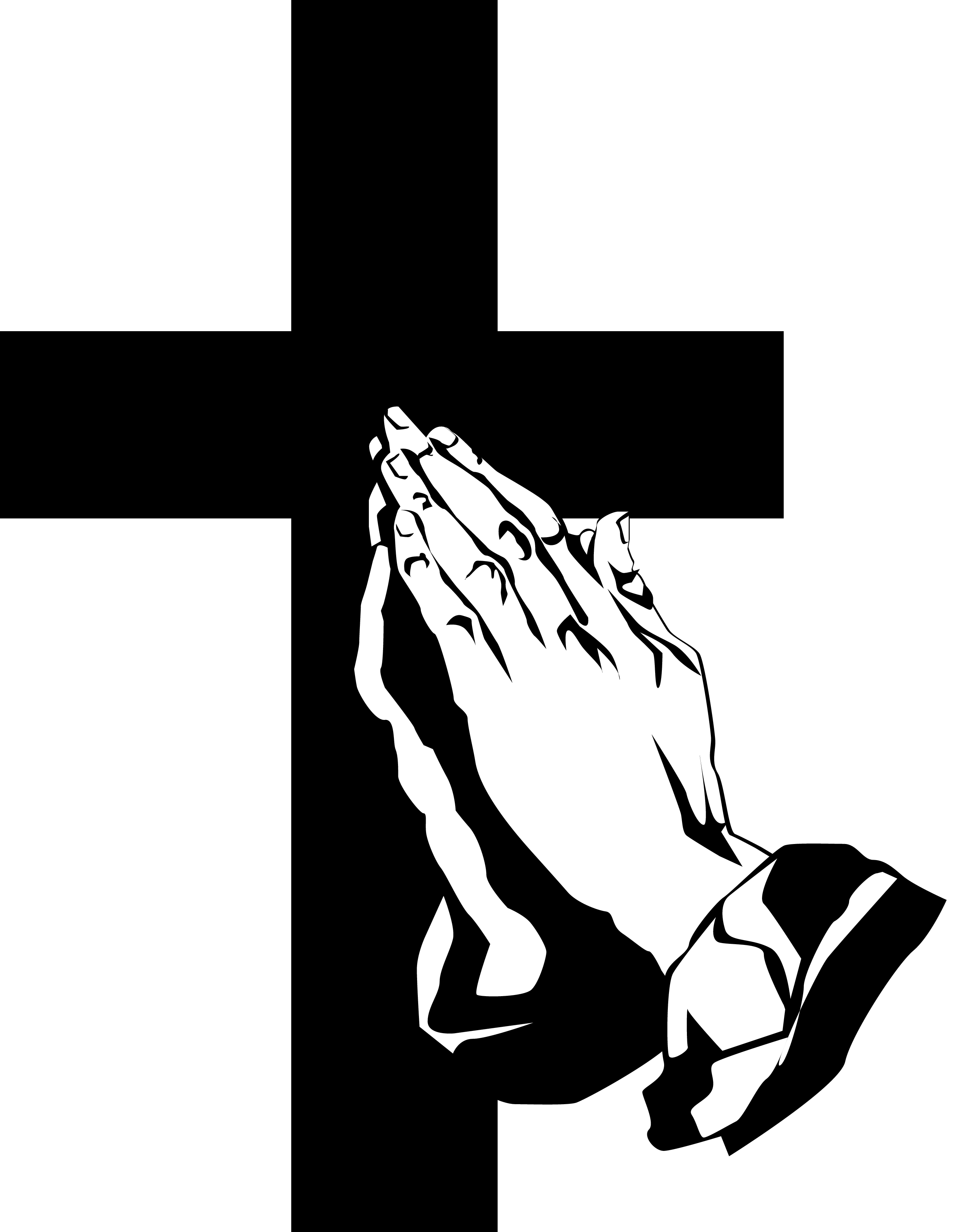 Praying hands prayer hand clipart