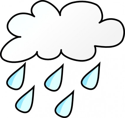 Rainy weather clipart free clipart images