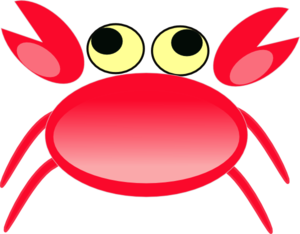 Red crab clip art at clker vector clip art