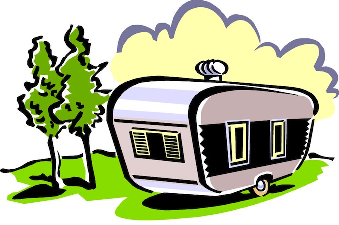 Rv camping clipart