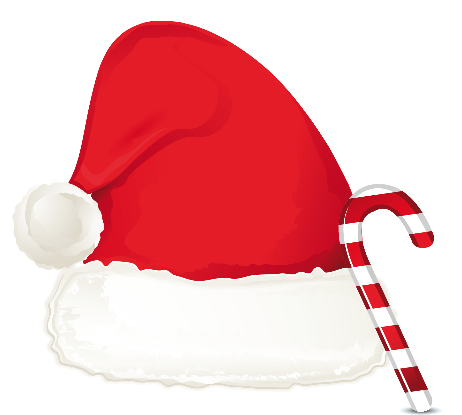 Santa hat cartoon clip art at vector clip art image