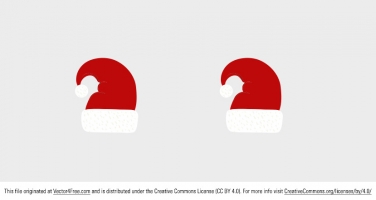 Santa hat vector free free vector for free download about clipart