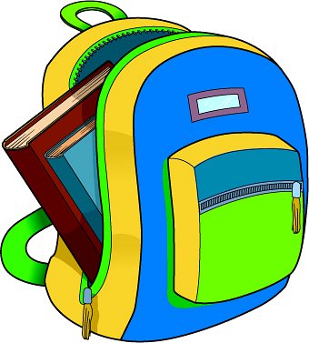 School backpack clipart free clipart images 4