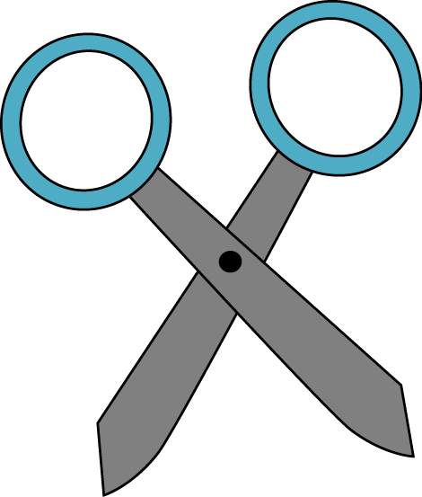 Scissors clip art 6