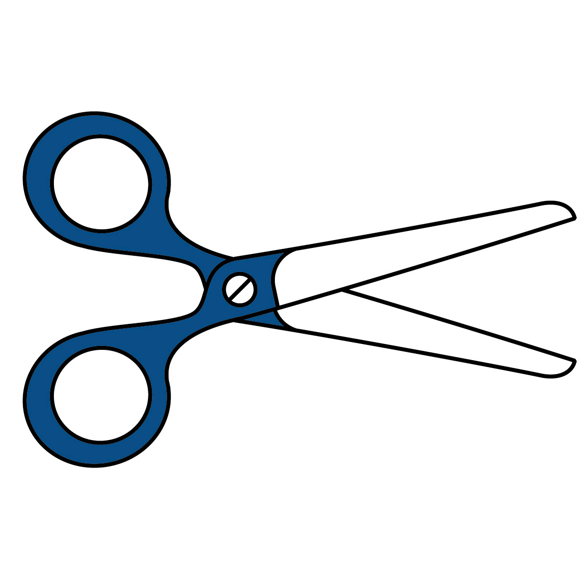 Scissors clipart black and white free clipart images 2