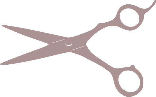 Scissors cosmetology shears clipart
