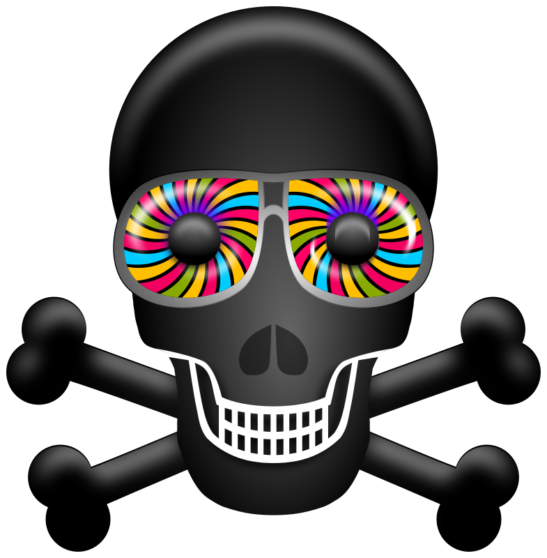 Skull free to use clipart 3