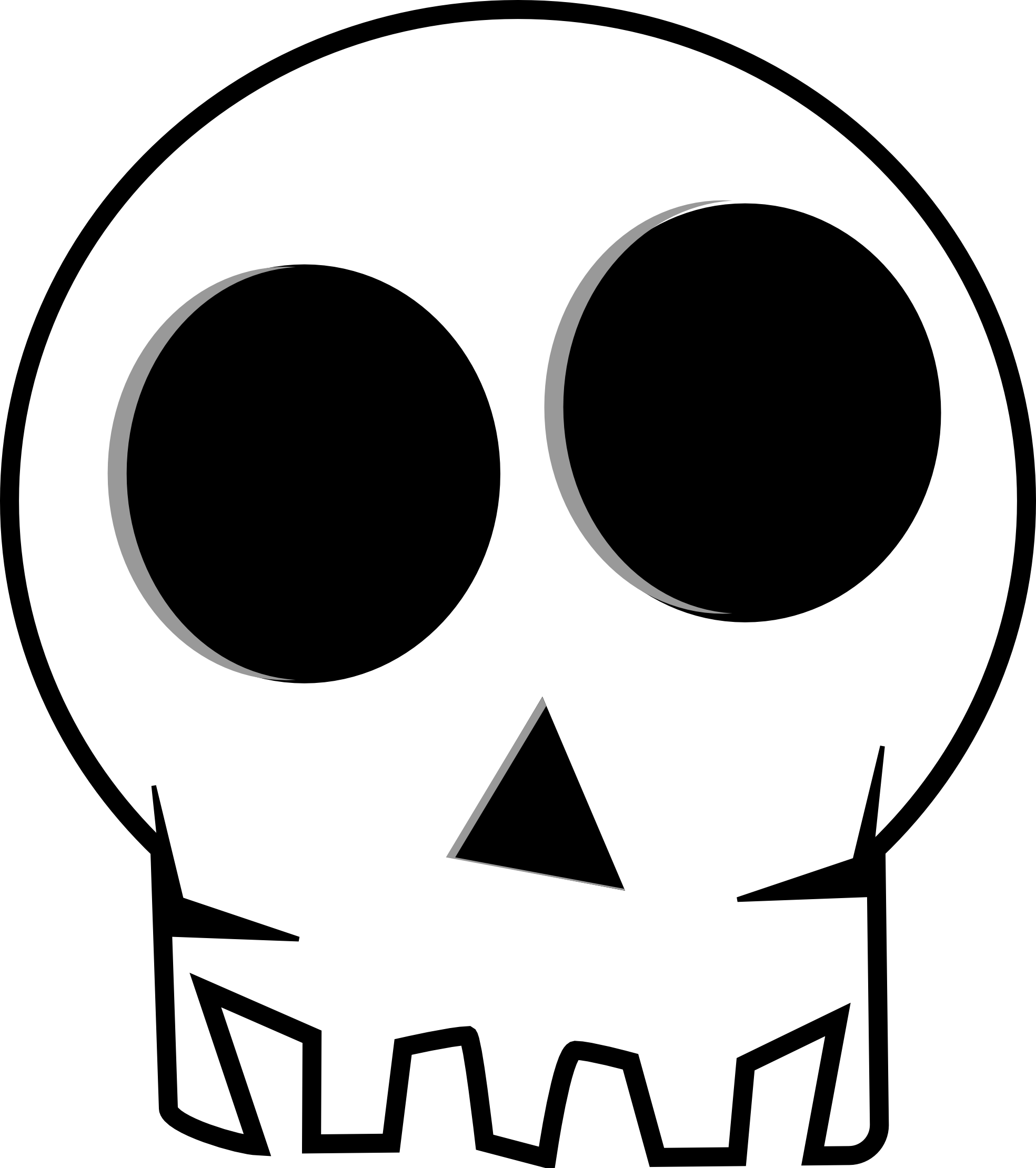 Skull free to use clipart