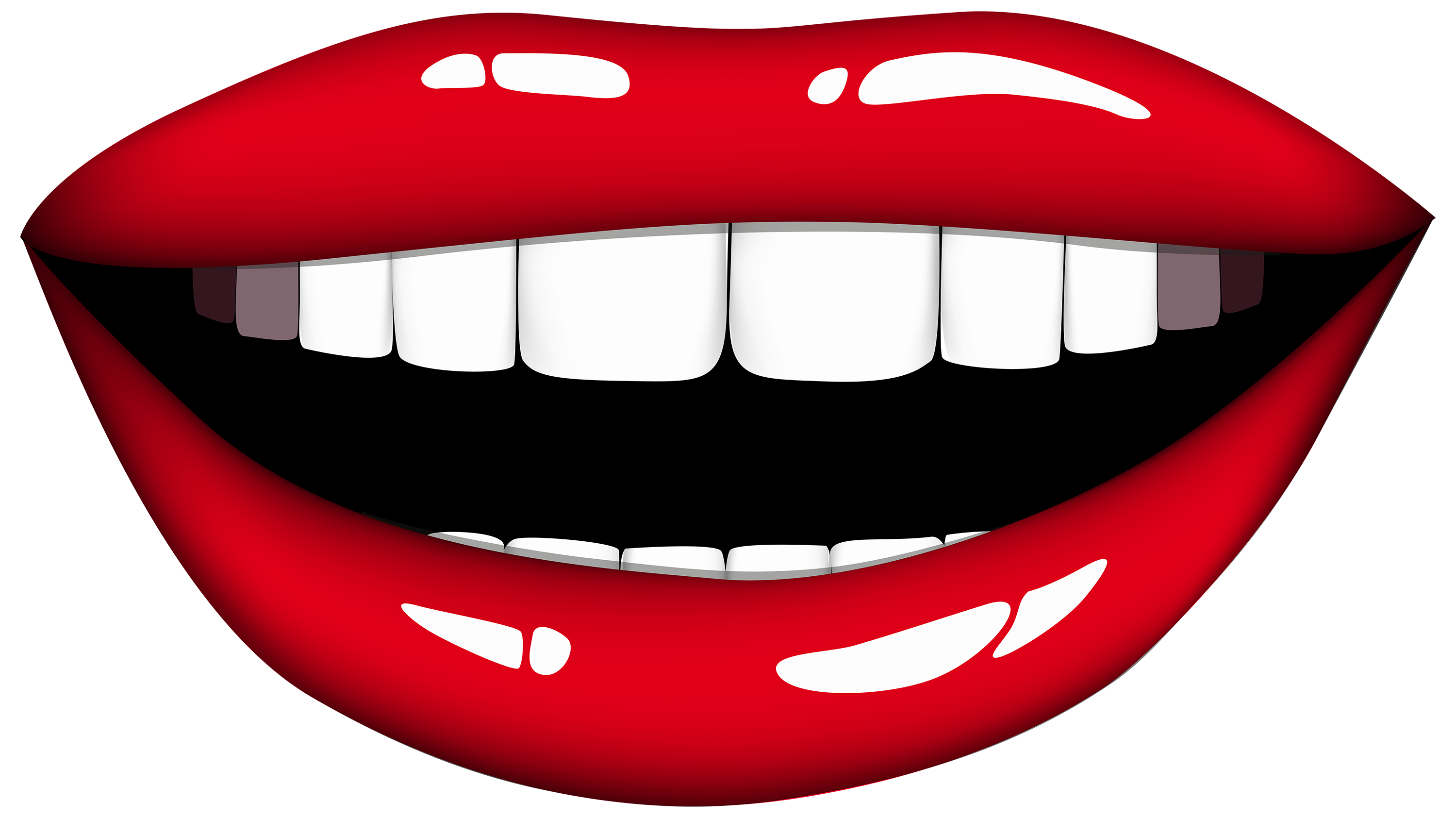Smile smiling mouth clipart the clipart image 8