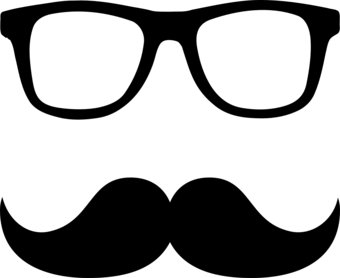 Sunglasses free glasses and gray mustache clip art clipart 3 image