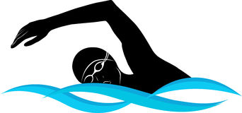 Swimming female swimmer isolated illustration illustration megapixl clipart