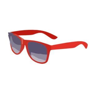 The ray ban style red wayfarers sunglasses clip art at clker