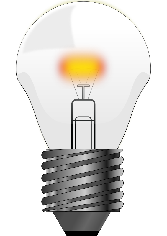 Tiny light bulb lightbulb clip art clipart pictures image 2