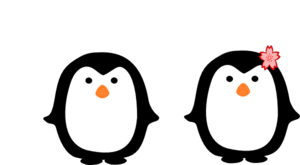 Two penguins clip art at clker vector clip art
