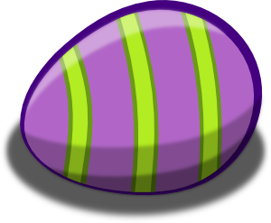 Violet easter egg clip art at clker vector clip art