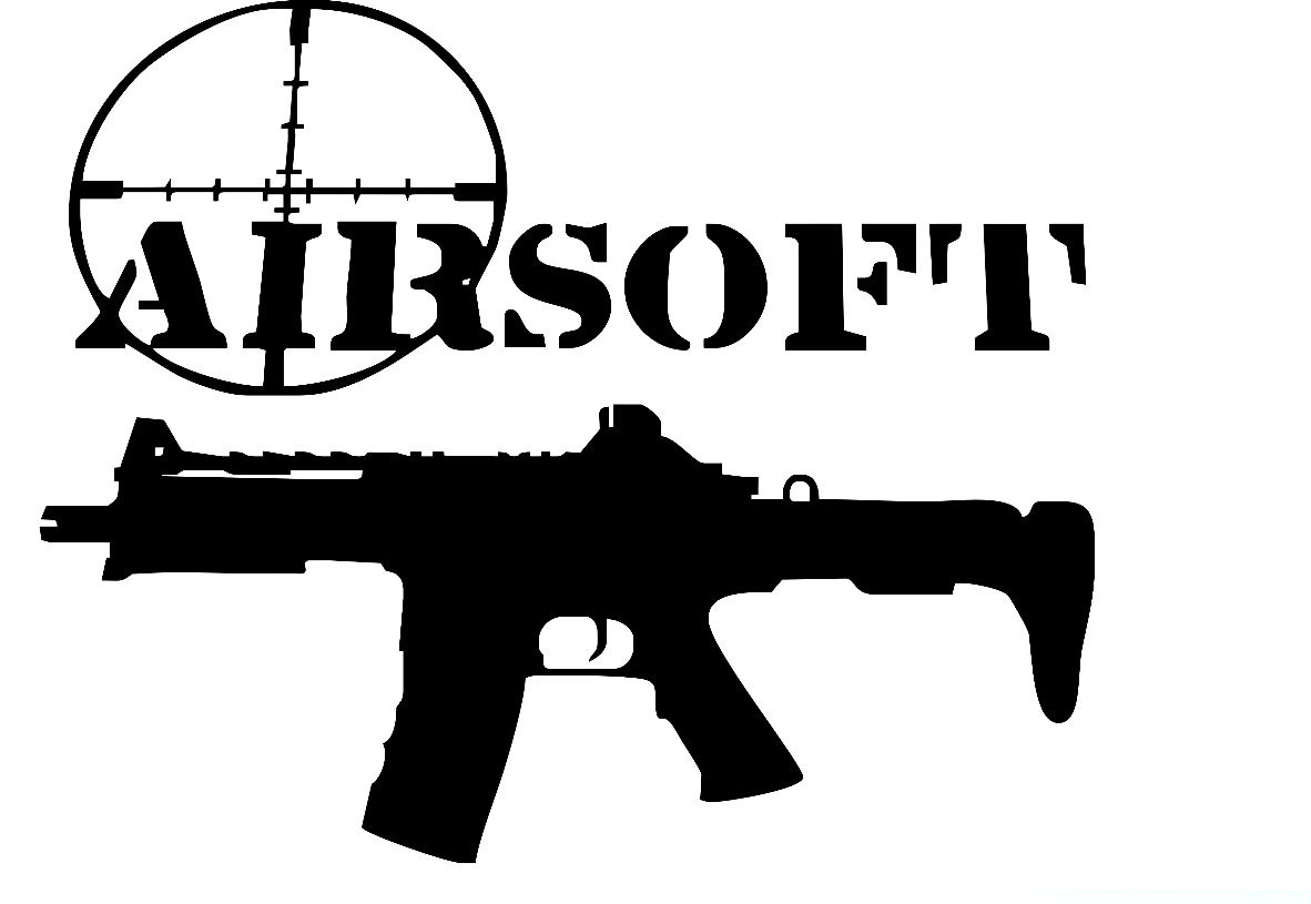 Airsoft gun clipart