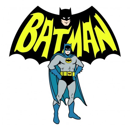 Batman cityscape clipart image