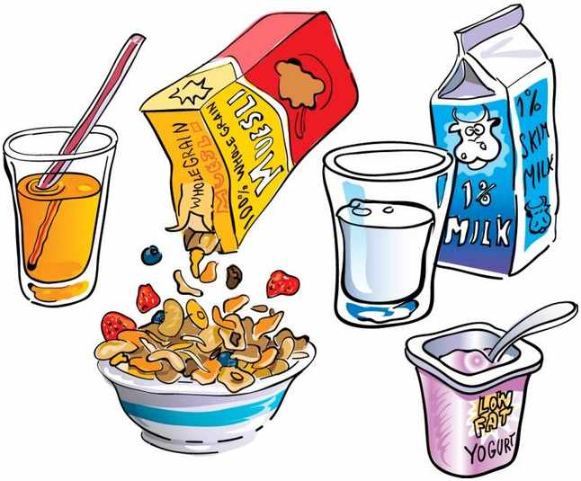 Breakfast clip art borders free clipart images