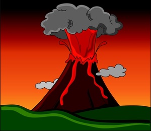 Clipart images volcano