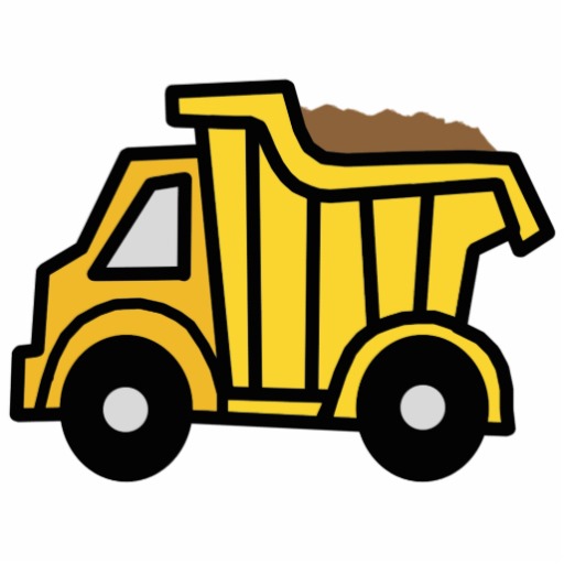 Construction dump truck cartoon clipart clipart kid