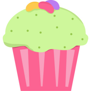 Cupcake free clipart page 2