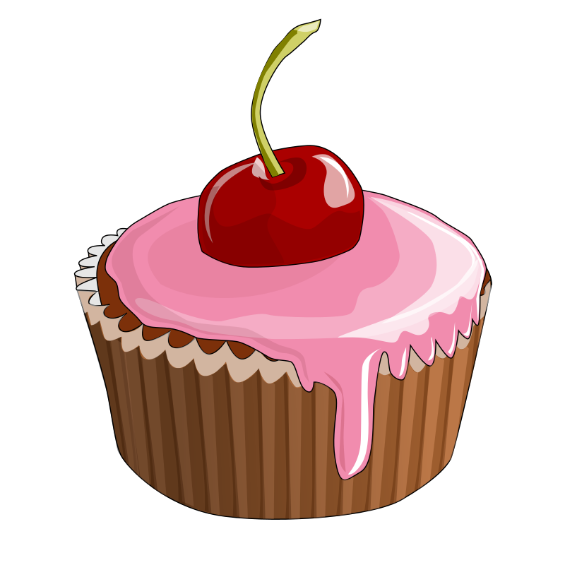 Cupcake free to use clip art 3