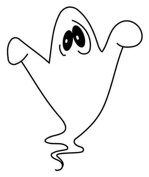 Cute ghost clipart image