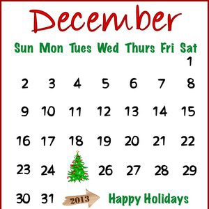 December calendar clipart to download dbclipart