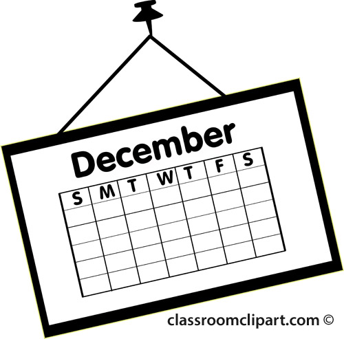 December for the clipart