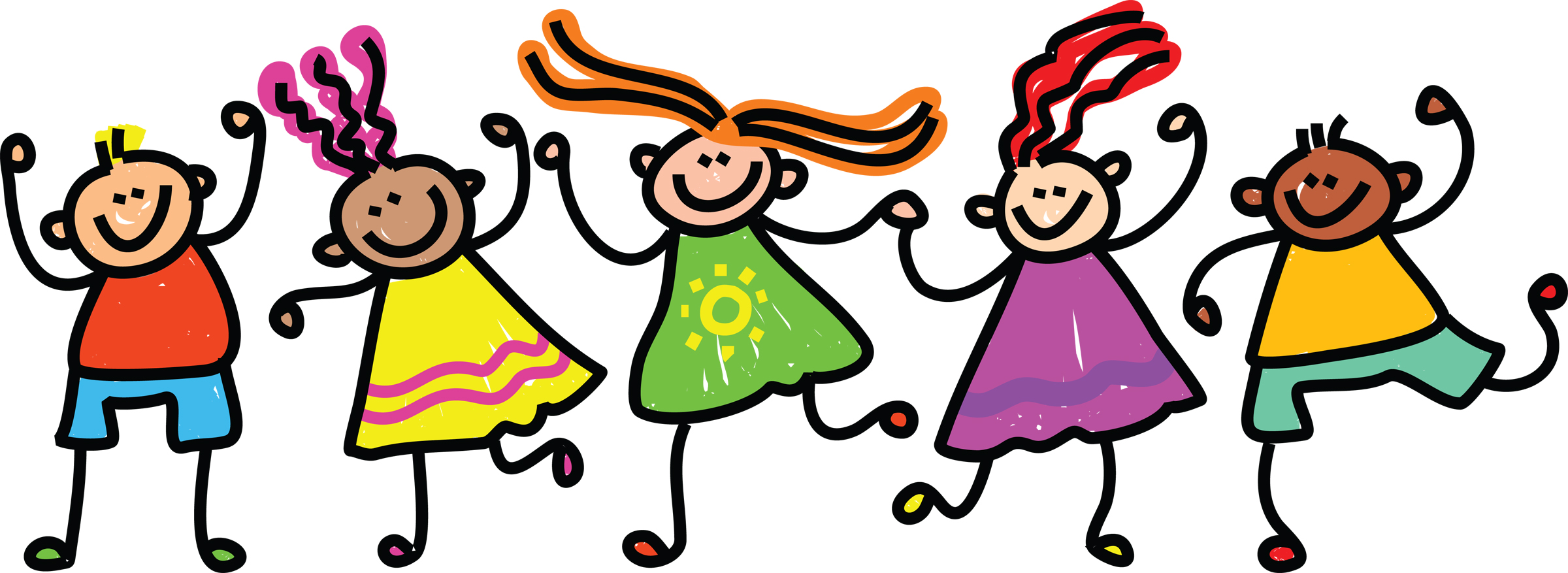 Excited kids clipart free clipart images