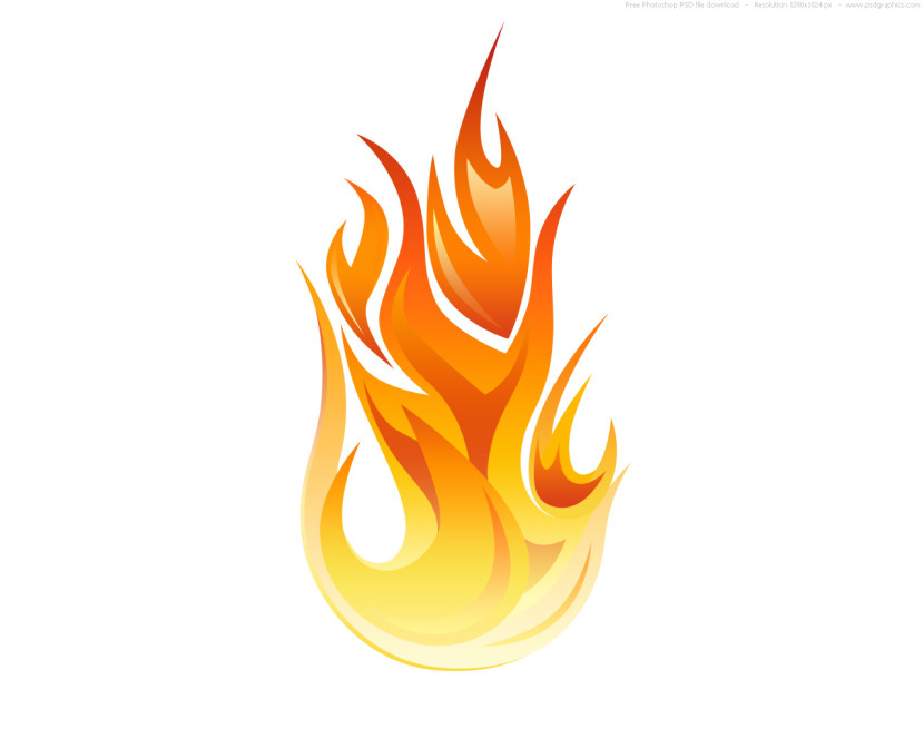 Flame clipart 3