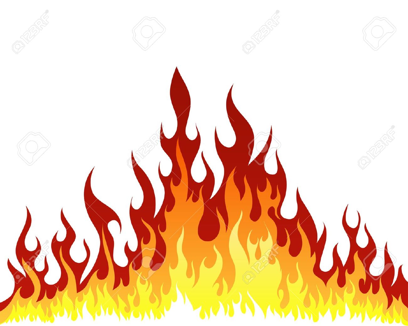 Flames clip art free free clipart images